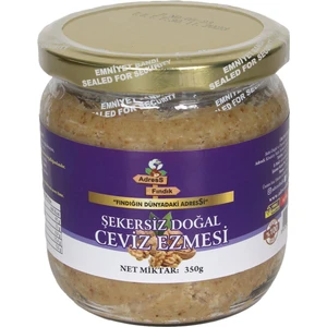 AdresS Fındık - Şekersiz Doğal Ceviz Ezmesi 350 g