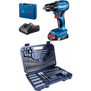 Gsr 185 Li (Tek Batarya) ve Bosch 103 Parça Aksesuar Seti