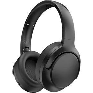 Soundcraft H2 Stereo Sound 40mm Sürücülü Derin Bass 14 Saat Çalma Süreli Portatif Katlanabilir Kablosuz Bluetooth 5.3 Kulak Üstü Kulaklık Siyah