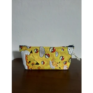 Owl Bag Pikachu   Desenli Tasarım Kalemlik - Makyaj Çantası