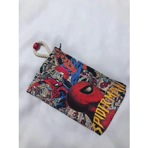 Owl Bag Örümcek Ada Desenli Tasarım Bez Kalemlik - Cüzdan