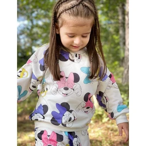 Bufu Design Mickey Mouse Daff Baskılı Uzun Kollu Çocuk Ikili Takım