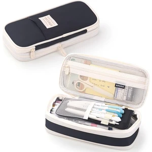 Büyük Kalem Kılıfı Büyük Kapasiteli Kalem Kutusu Kırtasiye Kalem Çantası Katlanabilir Kalem Saklama Çantası Kozmetik Makyaj Çantaları (Yurt Dışından)