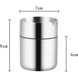 Brothers Dekoratif Paslanmaz Çelik Küllük 9cm