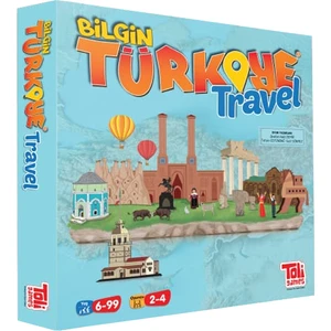 Toli Games Bilgin Türkiye Travel Kutu Oyunu 5-7 Yaş Arası Çocuklar İçin Eğlenceli
