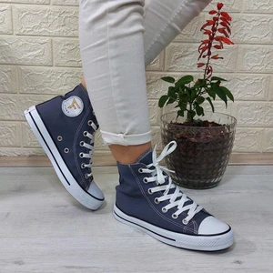 555 Füme Uzun Sneaker Keten Spor Ayakkabı