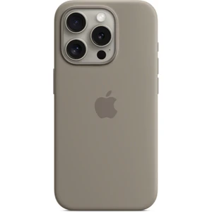 iPhone 15 Pro Magsafe Silikon Kılıf - Kil Rengi MT1E3ZM/A