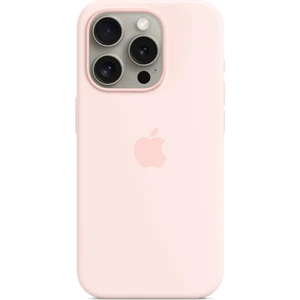 iPhone 15 Pro Magsafe Silikon Kılıf - Açık Pembe MT1F3ZM/A