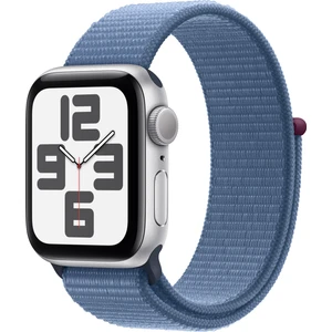 Watch SE 2.Nesil (2023) GPS 40mm Silver Aluminium Case with Winter Blue Sport Loop