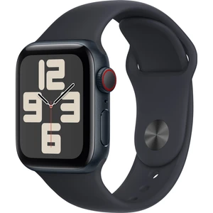 Watch SE GPS + Cellular, 40 mm Gece Yarısı Alüminyum Kasa ve Gece Yarısı Spor Kordon - M/L