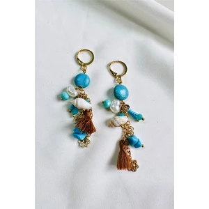 Petek Aksesuar Etnik Bohem Deniz Yıldızı Küpe