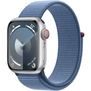 Watch Seri 9 Gps + Cellular 41MM Gümüş Rengi Alüminyum Kasa Spor Loop MRHX3TU/A