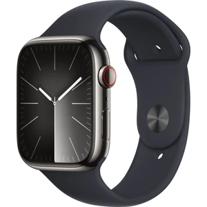 Watch Seri 9 Gps + Cellular 45MM Graphite Paslanmaz Çelik Kasa Spor Kordon - S/m MRMV3TU/A