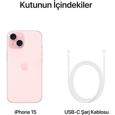 Apple iPhone 15 128 GB Pembe Fiyatı - Taksit Seçenekleri