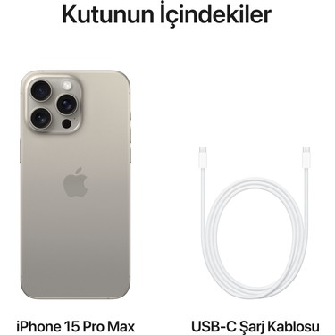 Apple iPhone 15 Pro 256 GB Natürel Titanyum Fiyatı