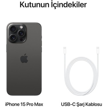 Apple iPhone 15 Pro 1 TB siyah titanyum Fiyatı - Taksit Seçenekleri