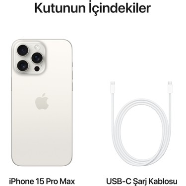 iPhone 15 Pro Max 1 Tb Beyaz Titanyum Fiyatı - Taksit Seçenekleri