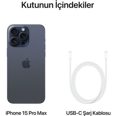 iPhone 15 Pro Max 512 GB Mavi Titanyum Fiyatı - Taksit Seçenekleri