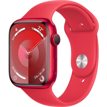 Apple Watch Seri 9 Gps 45MM Product Red Aluminyum Kasa Spor Fiyat