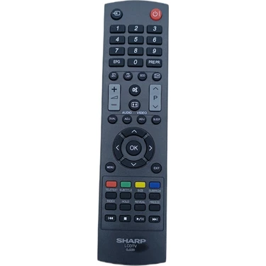 Télécommande De Rechange GJ220 Pour Téléviseurs Sharp Aquos LC-19/22LE320E - Noire - Neuf