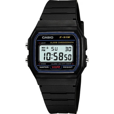 Casio F-91W-1DG Kol