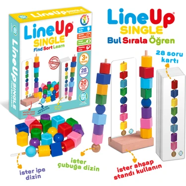 Circle Toys Line Up Single Bul Sırala Öğren - Tek