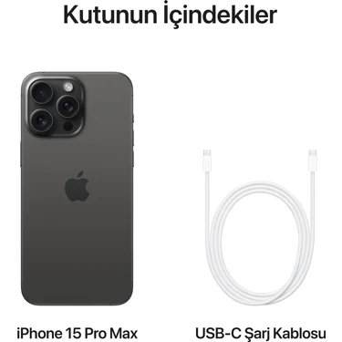 Apple iPhone 15 Pro Max 1 Tb Siyah Titanyum Fiyatı
