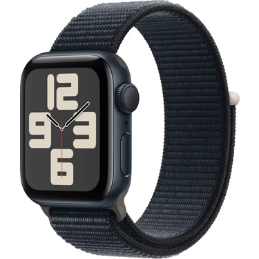 Apple Watch SE 2.Nesil (2023) GPS 40mm Midnight Aluminium Case with Midnight Sport Loop -