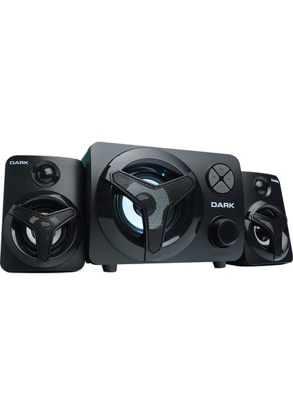 SP-215 Total 11W Rms 2+1 Multimedya Işıklı Speaker (DK-AC-SP215)