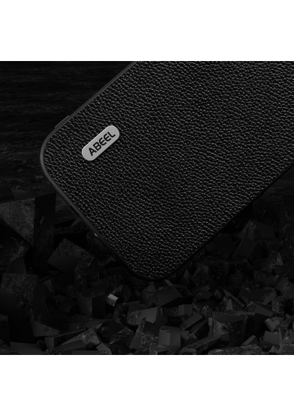Iphone 15 Plus Dokulu Orijinal Inek Deri+Tpu Cep Telefonu Kapağı Döküm Önleyici Telefon Vaka-Siyah (Yurt Dışından)