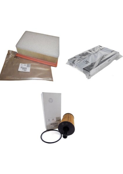 Peugeot 307 1.4 Benzinli Filtre Bakım Seti Orijinal Psa 3lü