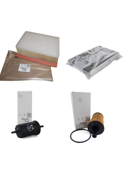 Peugeot 307 1.4 Benzinli Filtre Bakım Seti Orijinal Psa