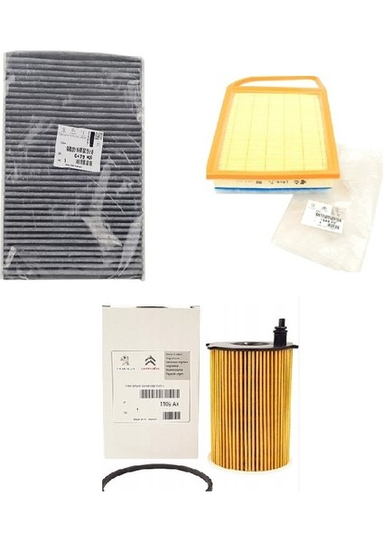 Peugeot 508 1.6 Hdi Filtre Bakım Seti Orijinal Psa 3lü