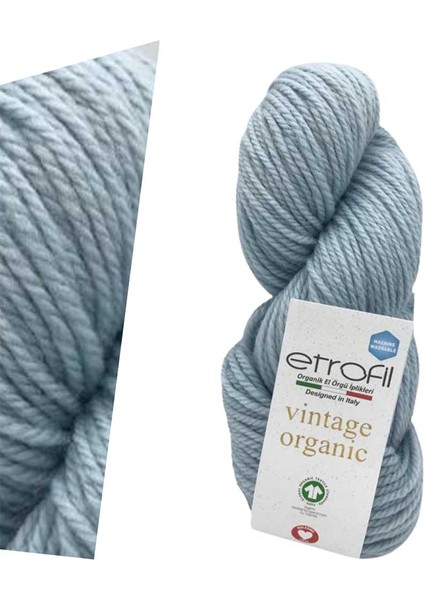 Vintage Organic 75180 Pale Grey