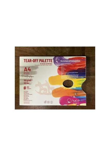 Kullan At Palet, A4, 40 Sayfa, 150GR/M2