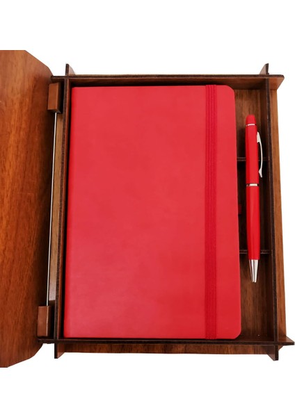 Ahşap Kutulu Defter Kalem modelleri