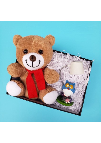 Baykuş Biblo ve Peluş Oyuncak Ayı