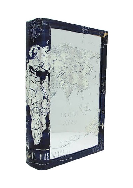 Kutu Kitap Aynalı Globe