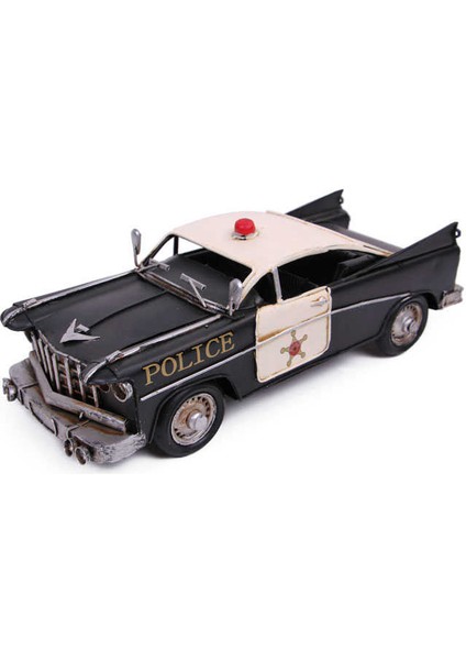 Dekoratif Metal Polis Arabası