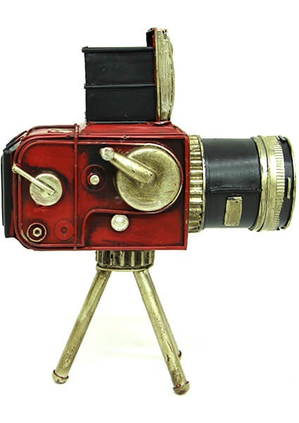 Dekoratif Metal Kamera