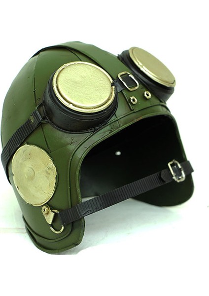 Dekoratif Metal Pilot Kaskı