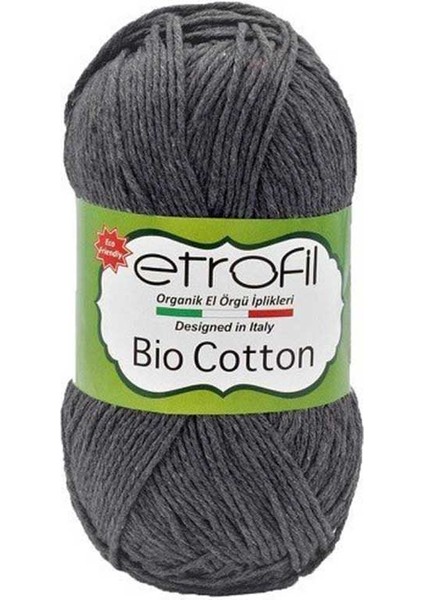 Bio Cotton 10103 Koyu Gri Melanj