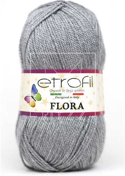 Flora / Açık Gri / 70967