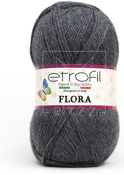 Flora / Koyu Gri / 70966