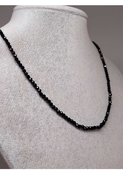 Turmalin Taşı 3mm Kolye (Sabit Klipsli)