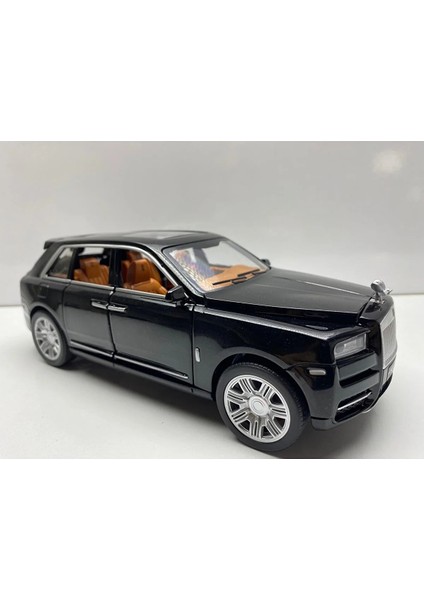 Rolls Royce Metal Araba Model Araba 1:22 Ölçek Sesli Işıklı Kapılar Bagaj Kaput Açılır Model Araba