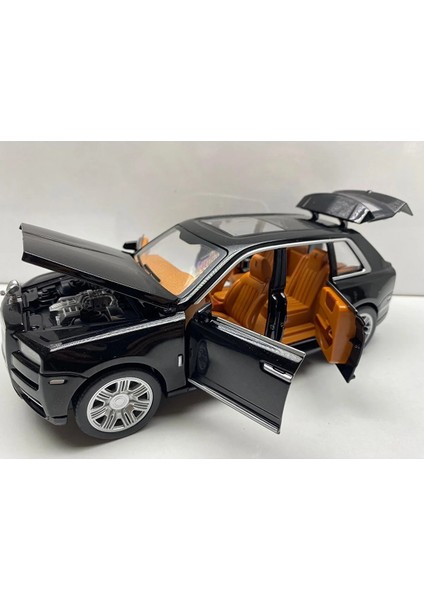 Rolls Royce Metal Araba Model Araba 1:22 Ölçek Sesli Işıklı Kapılar Bagaj Kaput Açılır Model Araba