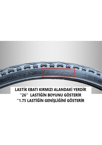 Bisiklet Iç Lastik 26 x 2.10 -3.00 Presta Fv-47 Kutulu Lsı 173