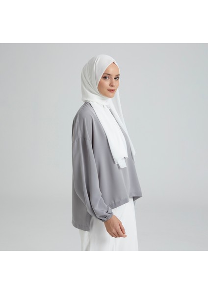 Şifon Şal - Beyaz modelleri