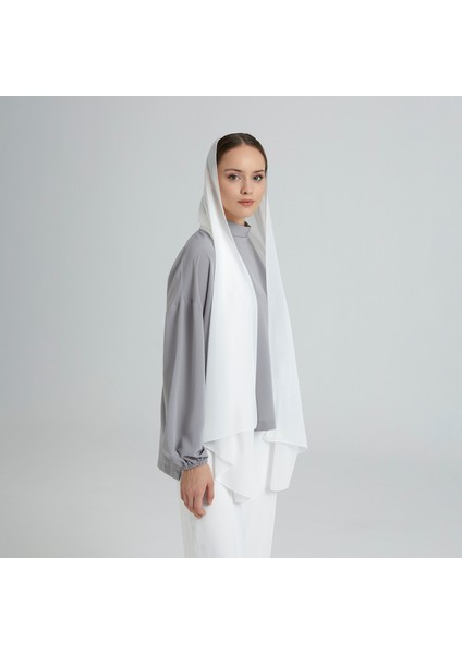 Şifon Şal - Beyaz fırsatları